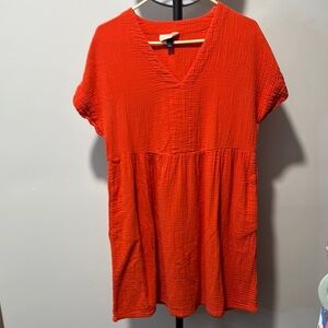 Universal‎ Thread Orange Relaxed Boxy Tunic